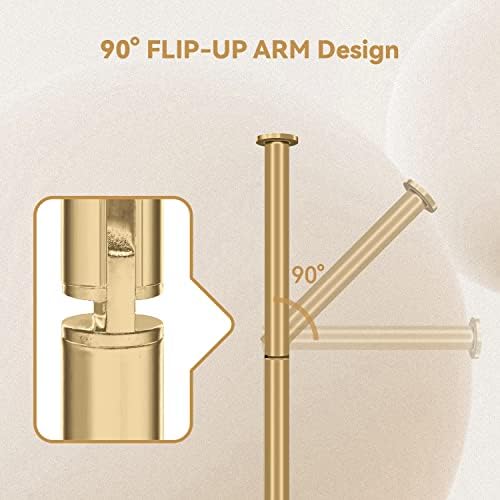 Sturdy Gold Toilet Paper Holder 22-inch Stainless Steel