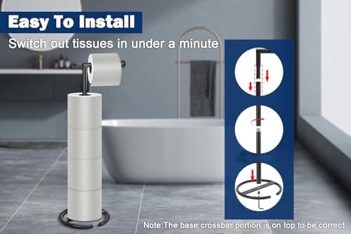 NearMoon Rust-Resistant Effortless Toilet Paper Holder