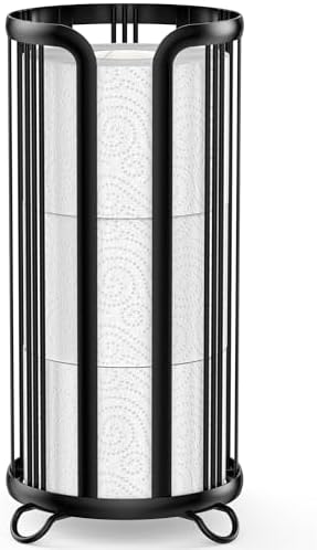 Epicano Toilet Paper Holder Stand Black