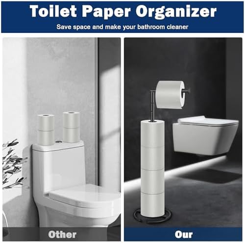 NearMoon Rust-Resistant Effortless Toilet Paper Holder