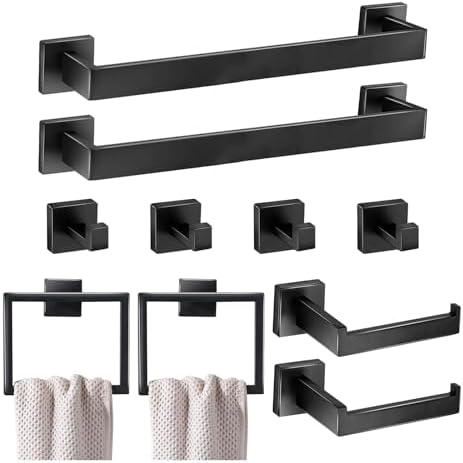 10-Piece 16-Inch towel bar set for Bathroom