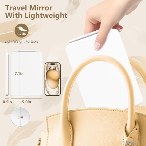 Best-Selling Rechargeable Makeup Mirror for Travelers