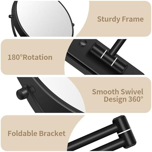 Versatile Magnifying Mirror for Make-up inAny Room