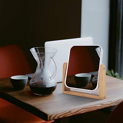 Natural Bamboo Magnifying Mirror 3X Swivel Beauty Gift