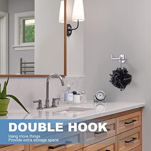 Heavy Duty Stainless Steel Double Towel Hook