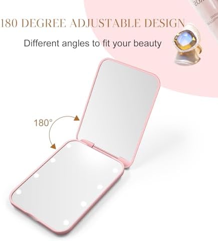 1X3X LED Mirror Compact TravelSize