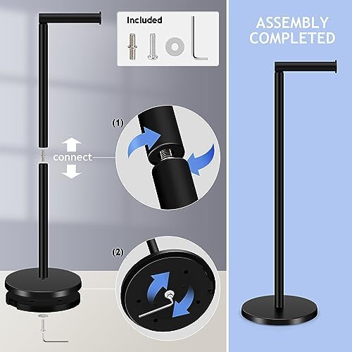 TACGEA Toilet Paper Holder Stand