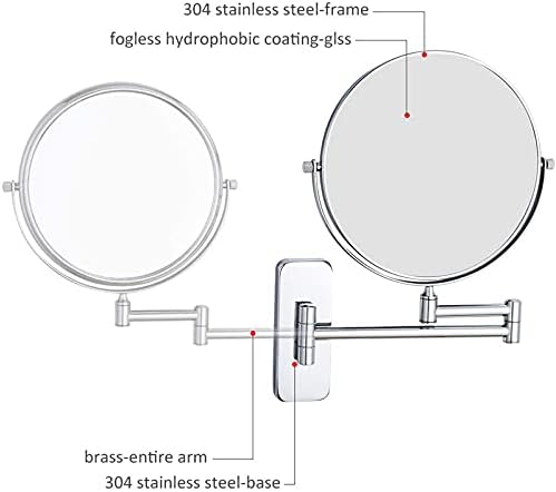 ZADIKO Double-sided Shaving MirrorProfessional makeup and grooming essentials