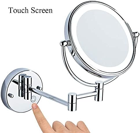 ULTRA THIN WALL MOUNTED MAKEUP MIRROR W LED