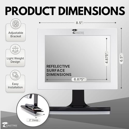 Mirror with Squeegee and Anti-Fog