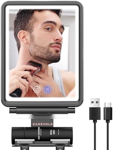 EASEHOLD - Heated Fogless Shower Mirror for Shaving