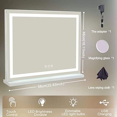 Sucedey Vanity Mirror with Lights for Makeup