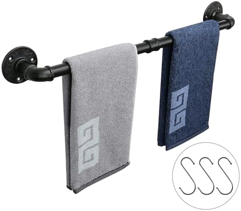 Heavy Duty Rustic Bathroom Towel Bar