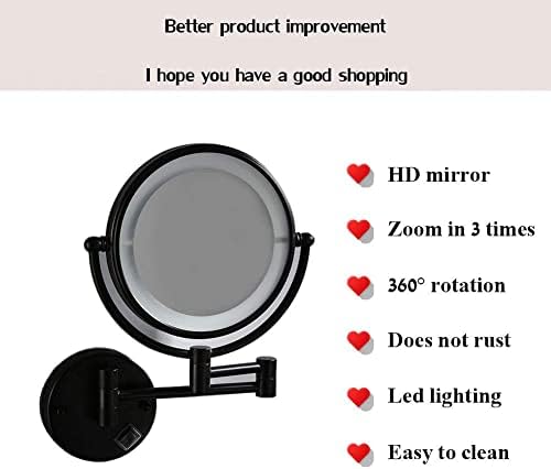 NOVOCE Alyssa 3X LED Makeup Mirror