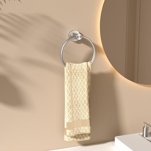FORIOUS Wall Mount Towel Holder Stainless Steel