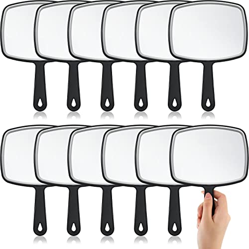 12-Piece Handheld Cosmetic Mirror