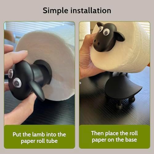 Sheep Toilet Roll Holder for Bathroom Decor