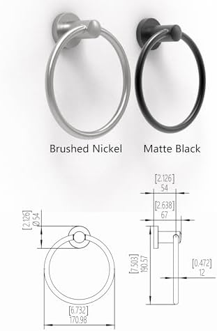 Rust-Proof Stainless Steel Towel Ring