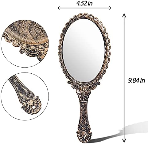 Elegant Victorian Handheld Mirror