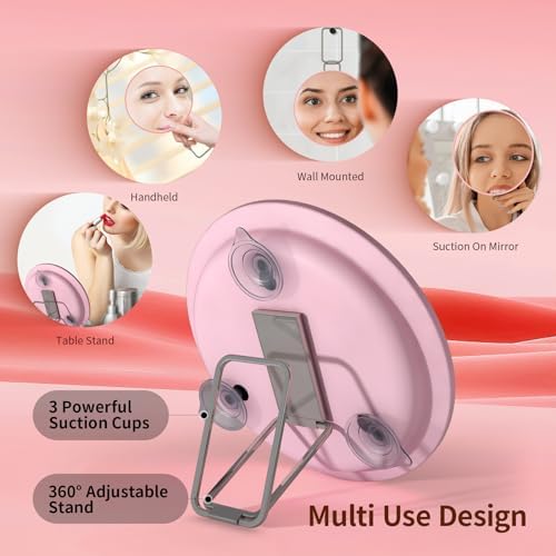 10x Magnifying Makeup Mirror wSuction Cups