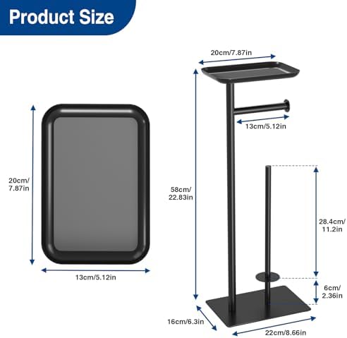 Niffgaff Toilet Paper Holder Stand