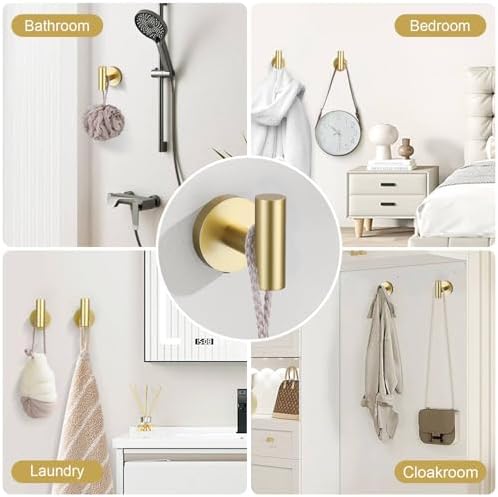 10-Piece Gold-Turned Towel Bar Set
