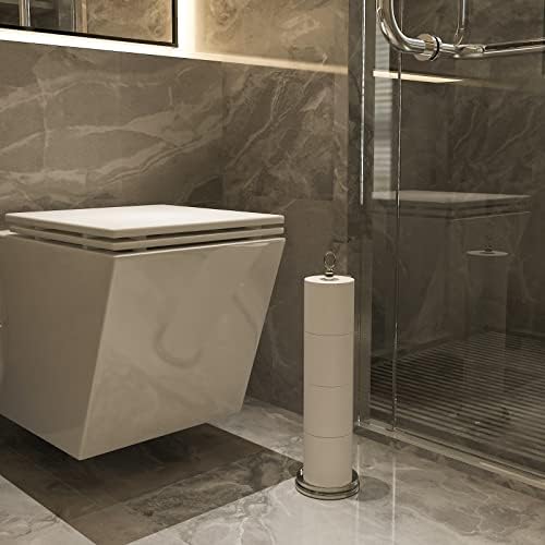 Heavy Weighted Toilet Paper Holder With Reserve Function