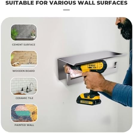 Double Toiletries Holder with Shelf