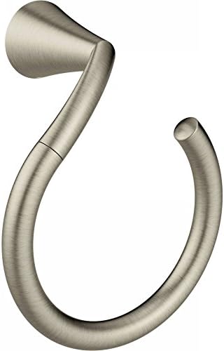 Secure Glyde Towel Ring Brushed Nickel