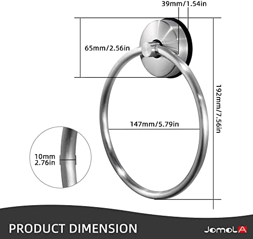 Stainless Steel Suction Towel Holder for