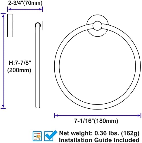 Durable Chrome Towel Hanger