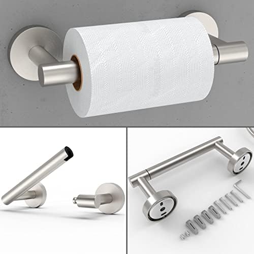 Sturdy Stainless Steel Toilet Paper Holder Towel Rings