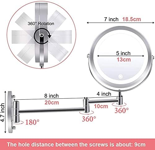 AMHIL Makeup Mirror 10x Magnification