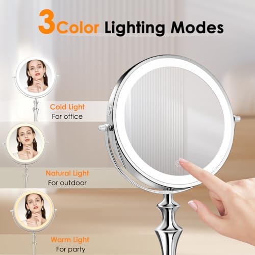 Versatile 8 LED Makeup Mirror