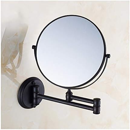 GLYYR 8 Inch 3X Magnification Double-Sided Wall Mount Makeup Mirror