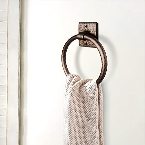Monarch Abode 17089 Metal Round Towel Ring Holder