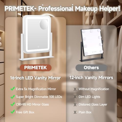 Elegant 16x14 LED Vanity Mirror