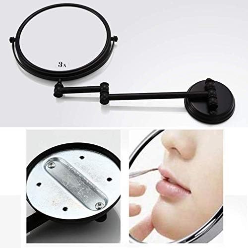 Sturdy 360-Degree Folding Vanity Mirror with Chrome Finish