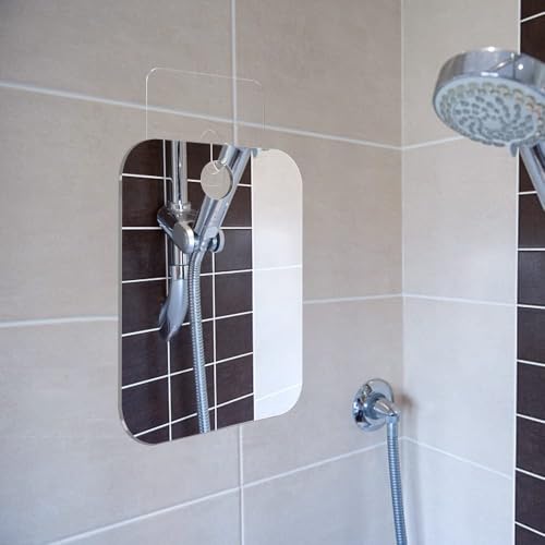 SAFEE MRROR - Effortless Shave Travel-Friendly 6x8 Shower Mirror