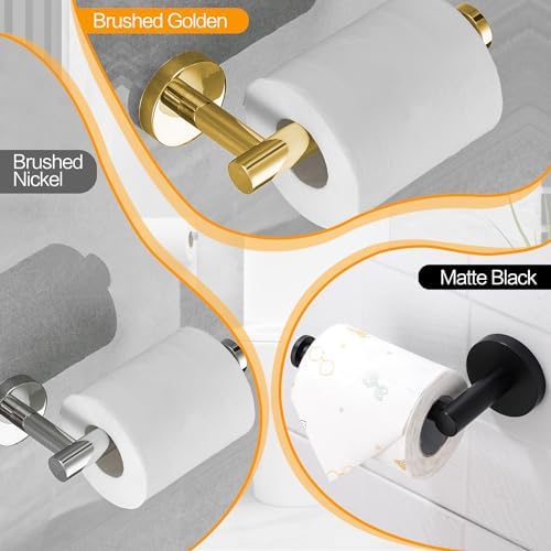 Sturdy Durable Stainless Steel Toilet Paper Holder for Home Use