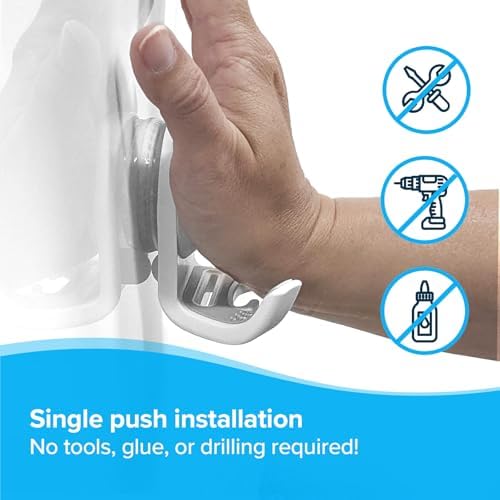 SlipX On the Dot Suction Cup Hook No Drilling 11 lbs Strong Suction