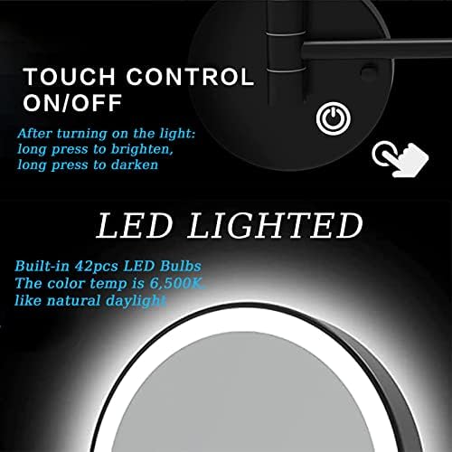 JMFHCD LED Makeup Mirror