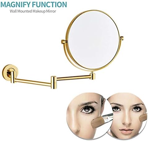 DEIHGE 360 Swivel Makeup Mirror with 3X Magnification