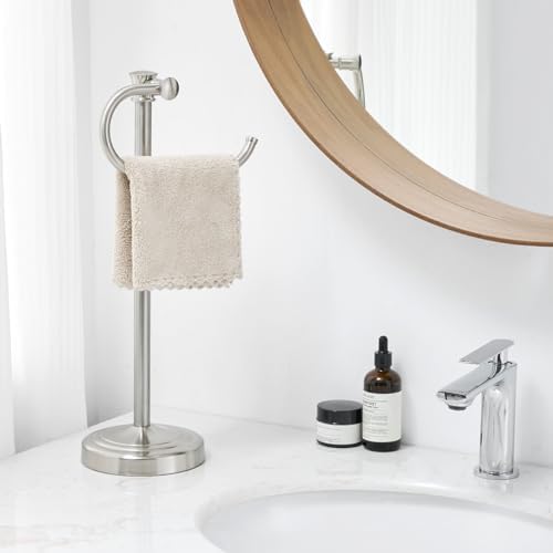 BESy 17-Inch Brushed Nickel Towel Bar