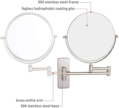 Double-Sided Makeup Mirror 8 Bathroom Vanity Mirror
