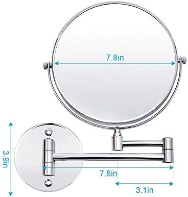 3-Piece Handheld Cosmetic Mirror Set for Travelers