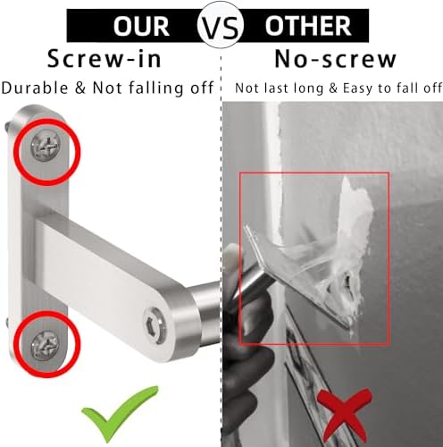 KLJKPA24-Inch Stainless Steel Towel Bar Brushed Nickel Easy to Install Space-Saving