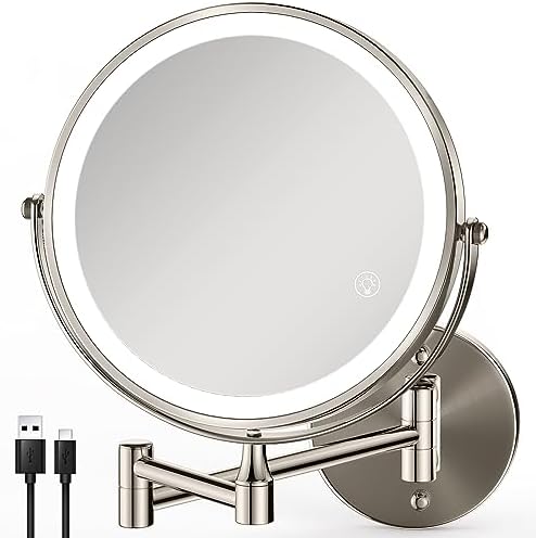 GreFrom Rechargeable Wall-Mounted Makeup Mirror