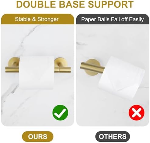 Powder Coated Gold Toilet Paper Holder