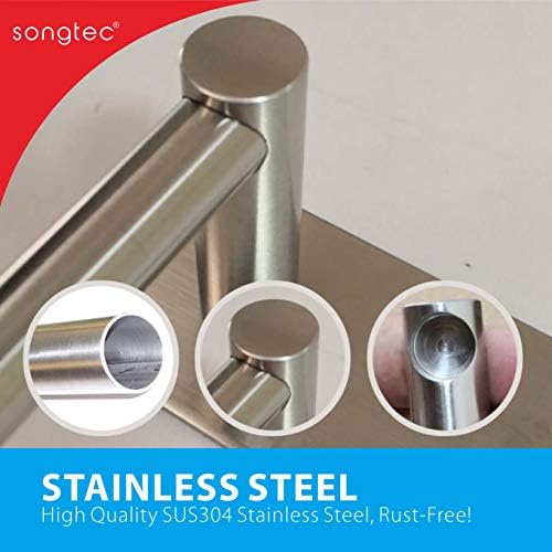 Strong Attach Without Drill Adhesive Bath Towel Bar